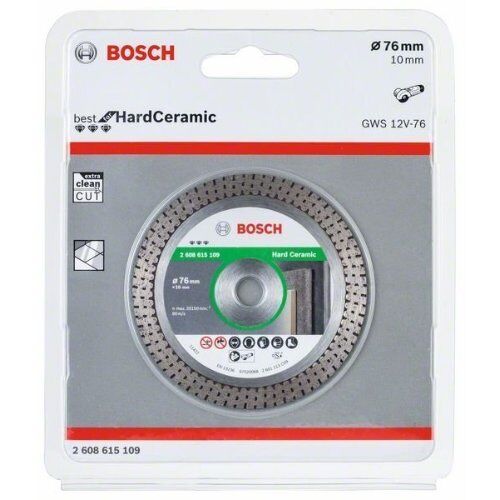 Best for HardCeramic Diamanttrennscheiben für Mini-Winkelschleifer Bosch Diamanttrennscheibe Best for Hard Ceramic, für Mini-Winkelschleifer 12370034