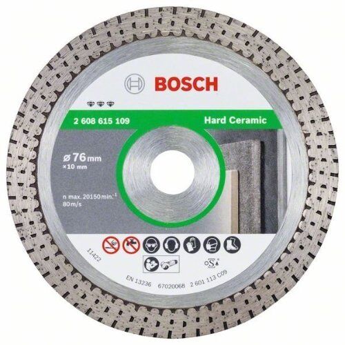  Best for HardCeramic Diamanttrennscheiben für Mini-Winkelschleifer Bosch Diamanttrennscheibe Best for Hard Ceramic, für Mini-Winkelschleifer 12370034