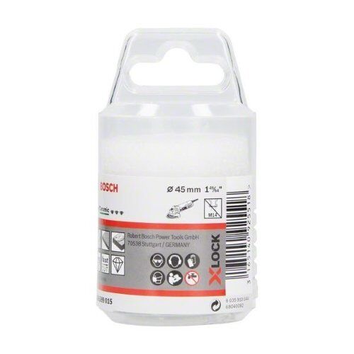 Dry Speed X-LOCK Diamantbohrkronen Best for Ceramic Bosch X-LOCK Diamanttrockenbohrer Best for Ceramic Dry Speed 45 x 35, für kleine Winkelschleifer 12370136