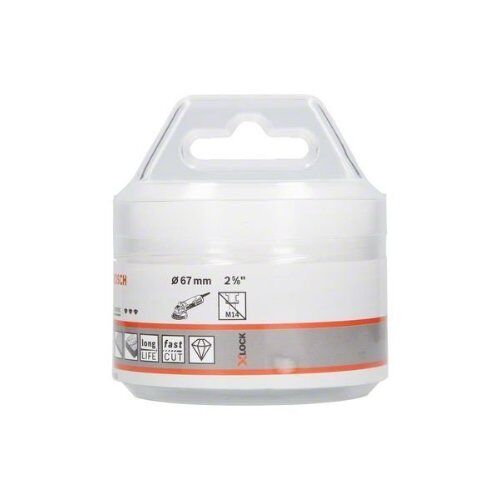  Dry Speed X-LOCK Diamantbohrkronen Best for Ceramic Bosch X-LOCK Diamanttrockenbohrer Best for Ceramic Dry Speed 67 x 35, für kleine Winkelschleifer 12370134