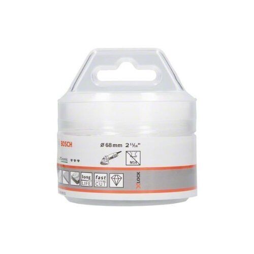  Dry Speed X-LOCK Diamantbohrkronen Best for Ceramic Bosch X-LOCK Diamanttrockenbohrer Best for Ceramic Dry Speed 68 x 35, für kleine Winkelschleifer 12370119