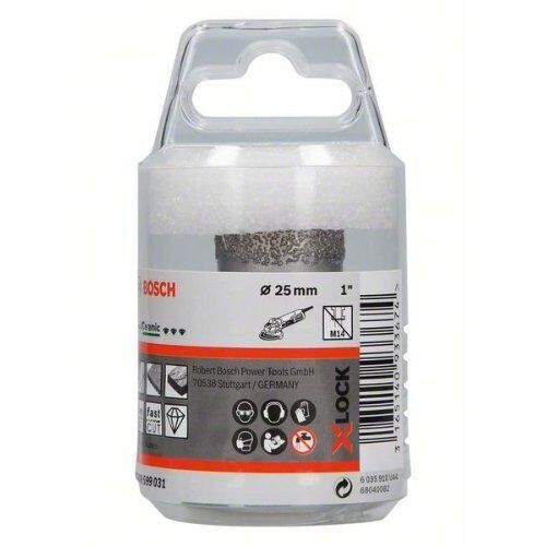  Dry Speed X-LOCK Diamantbohrkronen Best for Ceramic Bosch X-LOCK Diamanttrockenbohrer Best for Ceramic Dry Speed 25 x 35, für kleine Winkelschleifer 12370121