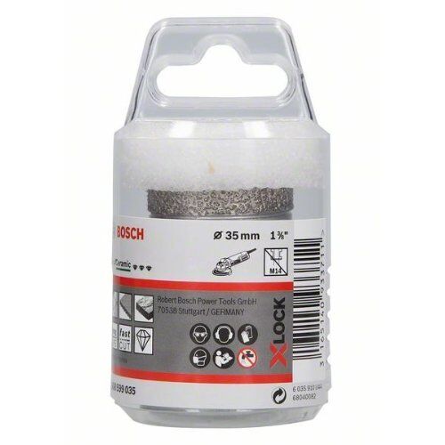  Dry Speed X-LOCK Diamantbohrkronen Best for Ceramic Bosch X-LOCK Diamanttrockenbohrer Best for Ceramic Dry Speed 35 x 35, für kleine Winkelschleifer 12370137