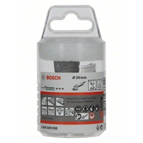  Dry Speed X-LOCK Fräskopf Best for Ceramic Bosch X-LOCK Fräskopf, für kleine Winkelschleifer 12370142