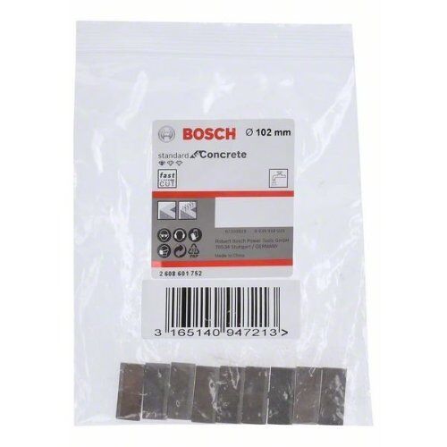  Segmente für Diamantnassbohrkronen Standard for Concrete 1 1/4-Zoll UNC Bosch Segmente für Diamantbohrkrone Standard for Concrete, für Diamantbohrer 12370245