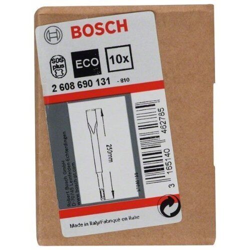  Flachmeißel mit Schaft SDS plus für Beton und Ziegel für Renovierungsarbeiten Bosch Flachmeißel SDS-plus, für Bohrhämmer 12372424