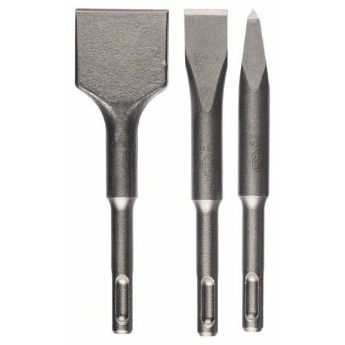  Meißelsets 3-teilige Kurzmeißelsets mit SDS plus Bosch 3-tlg. Kurzmeißelset, SDS-plus, 0/20/40 mm, für Bohrhämmer 12372270