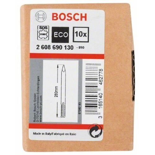  Spitzmeißel mit SDS max Schaft für Beton und Ziegel Bosch Spitzmeißel SDS-max, für Bohrhämmer 12372401
