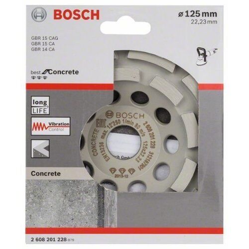  Diamanttopfscheiben Best for Concrete mit hoher Lebensdauer Bosch Diamanttopfscheibe Best for Concrete, für Betonschleifer 12370308