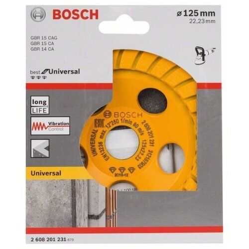  Topfscheiben Best for Universal Turbo Bosch Diamanttopfscheibe Best for Universal Turbo, für Betonschleifer 12370313