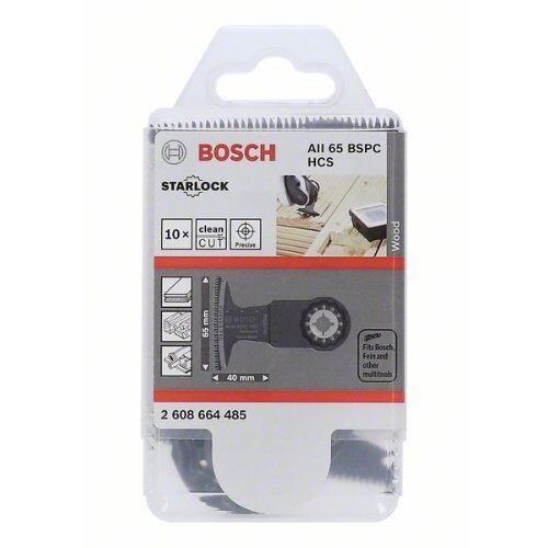  Zubehör für Multifunktionswerkzeuge AII 65 BSPC Tauchsägeblätter Bosch Dual-Tec-Sägeblatt RB - 10 Stk. AII65 BSPC, für oszillierende Multifunktionswerkzeuge 12372688