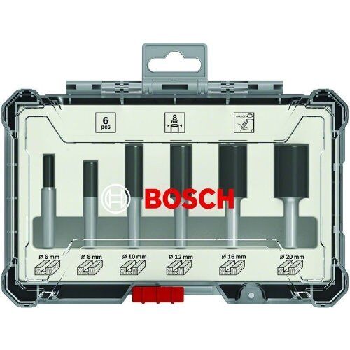  Fräser-Sets Nutfräser-Sets, 6-teilig Bosch Fräser-Set, 6-tlg. Nutfräser-Set, 8-mm-Schaft, für Handfräsen 12372258