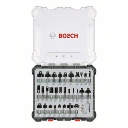  Fräser-Sets Sets für verschiedene Anwendungen, 30-teilig Bosch 30-tlg. Fräser-Set, 8-mm-Schaft, für Handfräsen 12372266