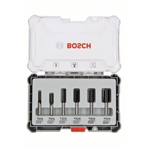  Fräser-Sets Nutfräser-Sets, 6-teilig Bosch Fräser-Set, 6-tlg. Nutfräser-Set, 6-mm-Schaft, für Handfräsen 12372257