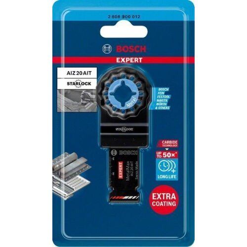  Zubehör für Multifunktionswerkzeuge EXPERT MetalMax AIZ 20 AIT Tauchsägeblätter Bosch EXPERT MetalMax AIZ 20 AIT Blatt für Multifunktionswerkzeuge, 40 x 20 mm, für oszillierende Multifunktionswerkzeuge 12372641