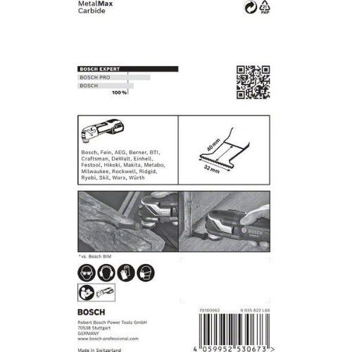  Zubehör für Multifunktionswerkzeuge EXPERT MetalMax AIZ 32 AIT Tauchsägeblätter Bosch EXPERT MetalMax AIZ 32 AIT Blatt für Multifunktionswerkzeuge, 40 x 32 mm, 5 Stück, für oszillierende Multifunktionswerkzeuge 12372643