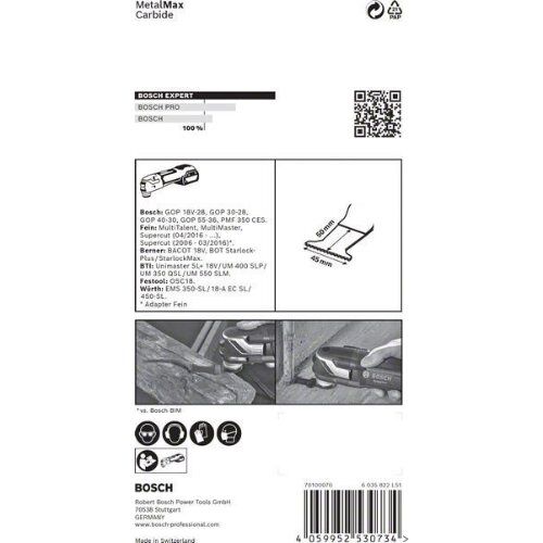  Zubehör für Multifunktionswerkzeuge EXPERT MetalMax PAIZ 45 AIT Tauchsägeblätter Bosch EXPERT MetalMax PAIZ 45 AIT Blatt für Multifunktionswerkzeuge, 45 mm, für oszillierende Multifunktionswerkzeuge 12372649
