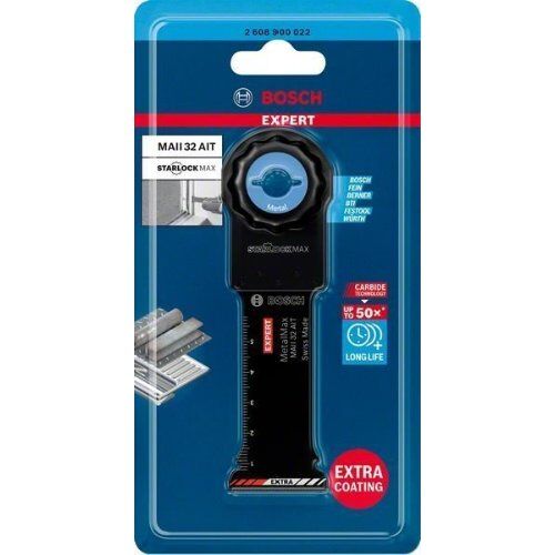  Zubehör für Multifunktionswerkzeuge EXPERT MetalMax MAII 32 AIT Tauchsägeblätter Bosch EXPERT MetalMax MAII 32 AIT Blatt für Multifunktionswerkzeuge, 70 x 32 mm, für oszillierende Multifunktionswerkzeuge 12372651