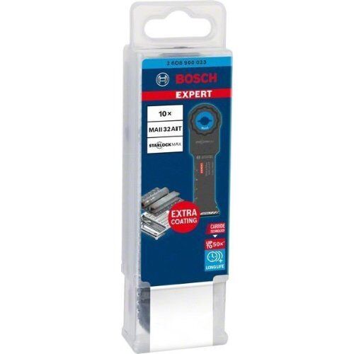  Zubehör für Multifunktionswerkzeuge EXPERT MetalMax MAII 32 AIT Tauchsägeblätter Bosch EXPERT MetalMax MAII 32 AIT Blatt für Multifunktionswerkzeuge, 70 x 32 mm, 10 Stück, für oszillierende Multifunktionswerkzeuge 12372650