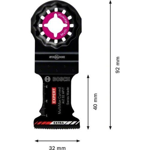  Zubehör für Multifunktionswerkzeuge EXPERT MultiMax AIZ 32 APIT Tauchsägeblätter Bosch EXPERT MultiMax AIZ 32 APIT Blatt für Multifunktionswerkzeuge, 32 mm, 1 Stück, für oszillierende Multifunktionswerkzeuge 12372654