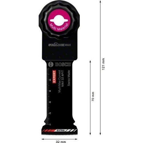  Zubehör für Multifunktionswerkzeuge EXPERT MultiMax MAII 32 APIT Tauchsägeblätter Bosch EXPERT MultiMax MAII 32 APIT Blatt für Multifunktionswerkzeuge, 32 mm, für oszillierende Multifunktionswerkzeuge 12372656