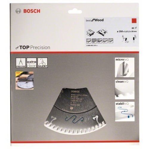  Kreissägeblätter Top Precision Best for Wood für Tischsägen Bosch Kreissägeblatt Top Precision Best for Wood, für Tischsägen 12372895