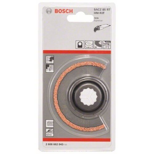  SACZ 85 RT Segmentsägeblätter Bosch Carbide Segmentsägeblatt SACZ 85 RT, für oszillierende Multifunktionswerkzeuge 12372832