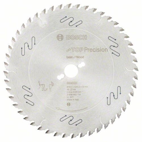  Kreissägeblätter Top Precision Best for Wood für Tischsägen Bosch Kreissägeblatt Top Precision Best for Wood, für Tischsägen 12372894
