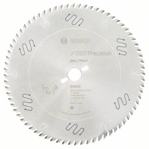  Kreissägeblätter Top Precision Best for Wood für Tischsägen Bosch Kreissägeblatt Top Precision Best for Wood, für Tischsägen 12372897