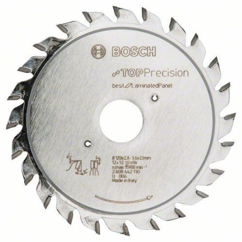  Kreissägeblatt Top Precision Best for Laminated Panel für Paneelkreissägen Bosch Vorritzblatt Top Precision Laminated Panel, für vertikale Paneelkreissägen 12372900