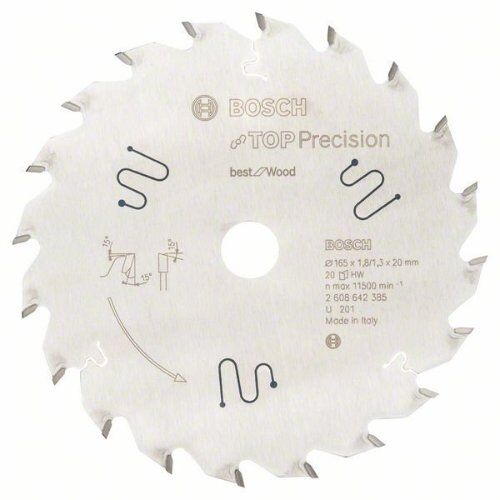  Kreissägeblätter Top Precision Best for Wood für Handkreissägen Bosch Kreissägeblatt Top Precision Best for Wood, für Handkreissägen 12372882