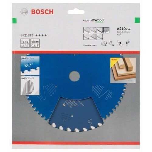  Kreissägeblätter Expert for Wood für Handkreissägen Bosch Kreissägeblatt Expert for Wood, für Handkreissägen 12372959
