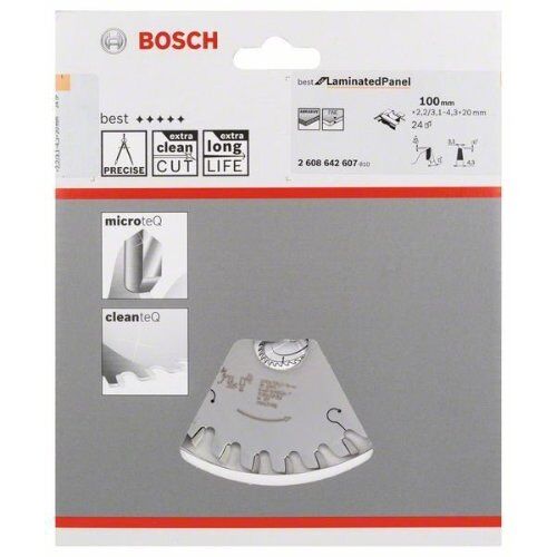  Kreissägeblätter Best for Laminated Panel für Paneelkreissägen, konisch Bosch Konisches Vorritzblatt Best for Laminated Panel, für vertikale Paneelkreissägen 12372871