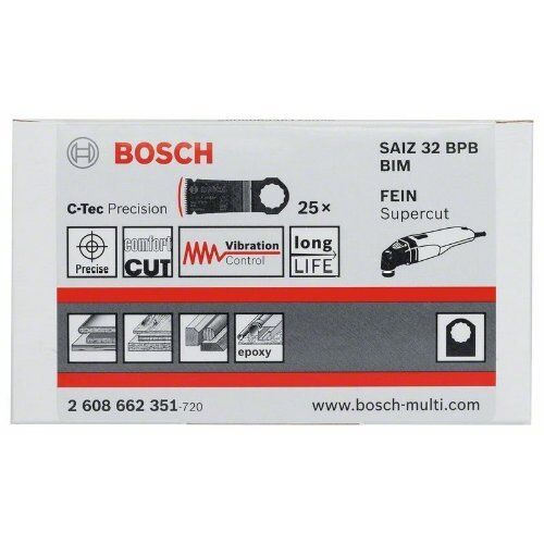 Zubehör für Multifunktionswerkzeuge SAIZ 32 BPB Tauchsägeblätter Bosch BIM Tauchsägeblatt SAIZ 32 BPB Hard Wood, für oszillierende Multifunktionswerkzeuge 12372724