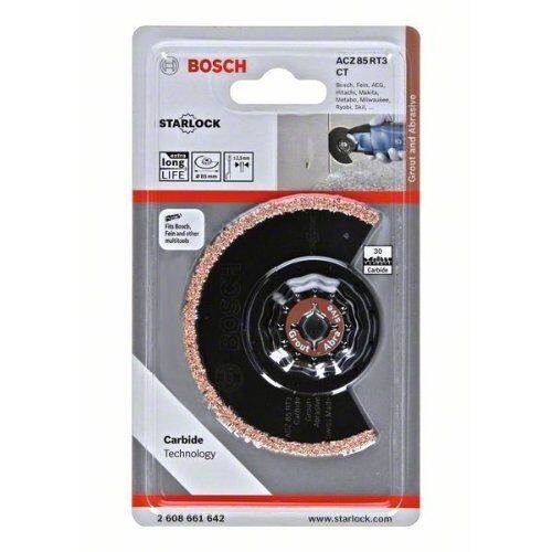  Segmentsägeblätter ACZ 85 RT3 Bosch Carbide-RIFF Segmentsägeblatt ACZ 85 RT3, für oszillierende Multifunktionswerkzeuge 12372828