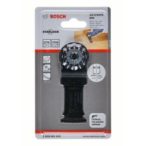  Zubehör für Multifunktionswerkzeuge AIZ 32 BSPB Tauchsägeblätter Bosch BIM Tauchsägeblatt AIZ 32 BSPB Hard Wood, für oszillierende Multifunktionswerkzeuge 12372715