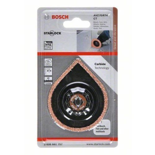  3 max AVZ 70 RT4 Fugenmörtel und abrasives Material Bosch Carbide-RIFF Mörtelentferner AVZ 70 RT4, für oszillierende Multifunktionswerkzeuge 12372823