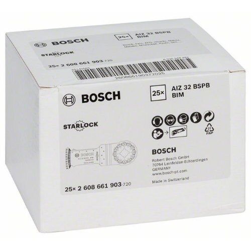  Zubehör für Multifunktionswerkzeuge AIZ 32 BSPB Tauchsägeblätter Bosch BIM Tauchsägeblatt AIZ 32 BSPB Hard Wood, für oszillierende Multifunktionswerkzeuge 12372716