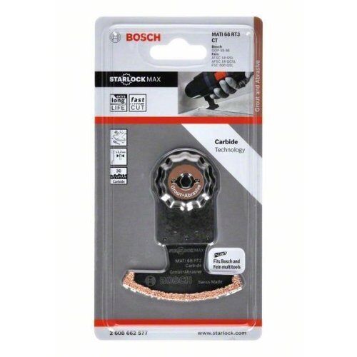  Segmentsägeblätter MATI 68 RT3 Bosch Carbide-RIFF Segmentsägeblatt MATI 68 RT3, für oszillierende Multifunktionswerkzeuge 12372833