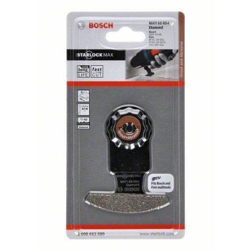  Segmentsägeblätter MATI 68 RD4 Bosch Diamant-RIFF Segmentsägeblatt MATI 68 RD4, für oszillierende Multifunktionswerkzeuge 12372835