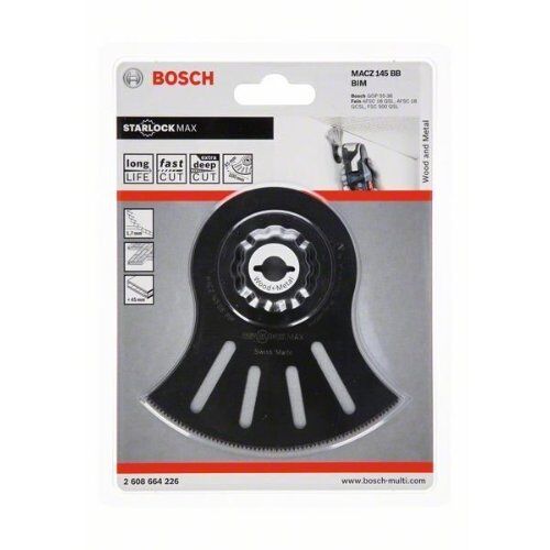  Zubehör für Multifunktionswerkzeuge Segmentsägeblätter MACZ 145 BB Bosch Segmentsägeblatt MACZ 145 BB, für oszillierende Multifunktionswerkzeuge 12372754