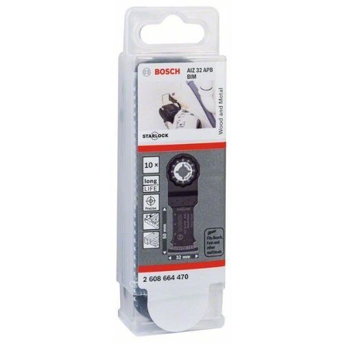  AIZ 32 APB Tauchsägeblätter Bosch Dual-Tec-Sägeblatt RB - 10 Stk. AIZ 32 APB, für oszillierende Multifunktionswerkzeuge 12372730