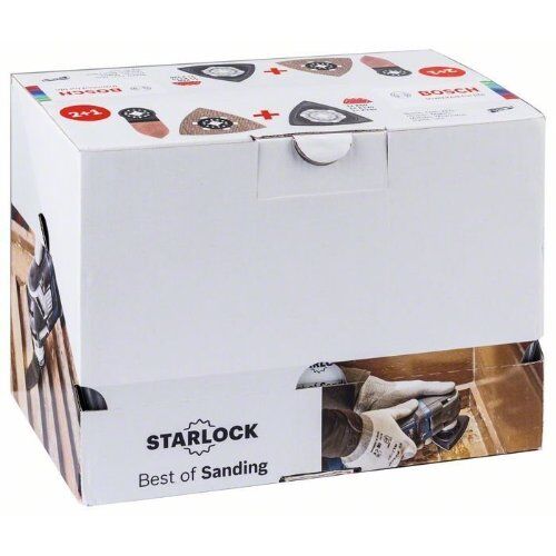  Zubehör-Sets für Multifunktionswerkzeug 6-teilige Best of Sanding Sets Bosch Starlock Schleifset, für oszillierende Multifunktionswerkzeuge 12372277
