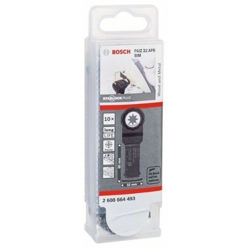  PAIZ 32 APB Tauchsägeblätter Bosch Dual-Tec-Sägeblatt RB - 10 Stk. PAIZ32 APB, für oszillierende Multifunktionswerkzeuge 12372738