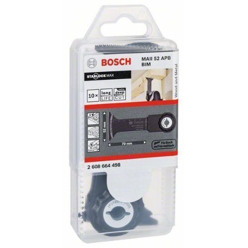  Zubehör für Multifunktionswerkzeuge MAII 52 APB Tauchsägeblätter Bosch Dual-Tec-Sägeblatt RB - 10 Stk. MAII52 APB, für oszillierende Multifunktionswerkzeuge 12372746