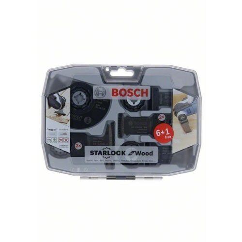  Zubehör-Sets für Multifunktionswerkzeug 7-teilige Sets Wood für Multifunktionswerkzeuge Bosch Starlock Set für Holz, für oszillierende Multifunktionswerkzeuge 12372279