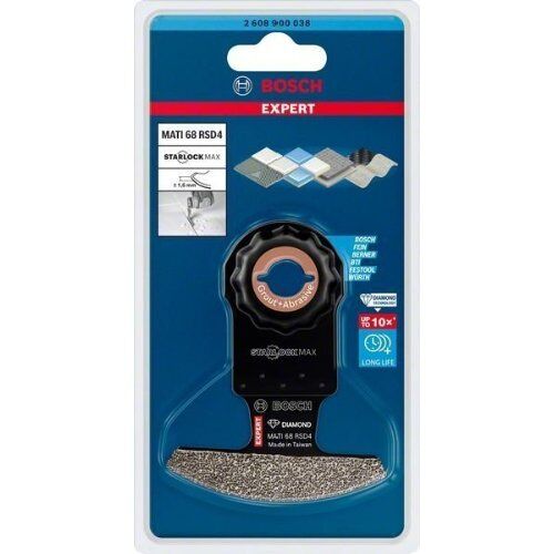  EXPERT MATI 68 RSD4 Eckblätter Bosch EXPERT Corner Blade MATI 68 RSD4 Blatt für Multifunktionswerkzeuge, 68 x 10 mm, für oszillierende Multifunktionswerkzeuge 12372820