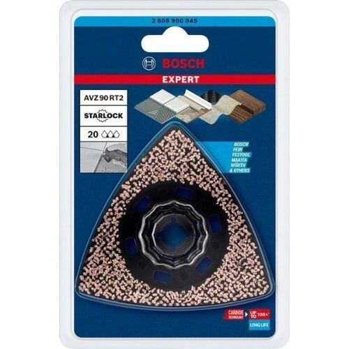  EXPERT AVZ 90 RT2 Schleifplatten Bosch EXPERT Sanding Plate AVZ 90 RT2 Blatt für Multifunktionswerkzeuge, 90 mm, für oszillierende Multifunktionswerkzeuge 12372774