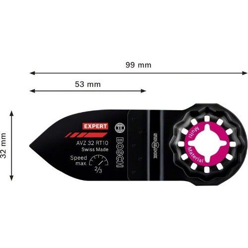  EXPERT AVZ 32 RT10 Schleiffinger Bosch EXPERT Sanding Finger Fine AVZ 32 RT10 Schleifplatte für Multifunktionswerkzeuge, 32 x 50 mm, für oszillierende Multifunktionswerkzeuge 12372768
