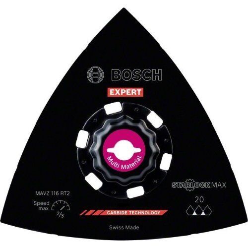  EXPERT MAVZ 116 RT2 Schleifplatten Bosch EXPERT Sanding Plate MAVZ 116 RT2 Blatt für Multifunktionswerkzeuge, 116 mm, für oszillierende Multifunktionswerkzeuge 12372770